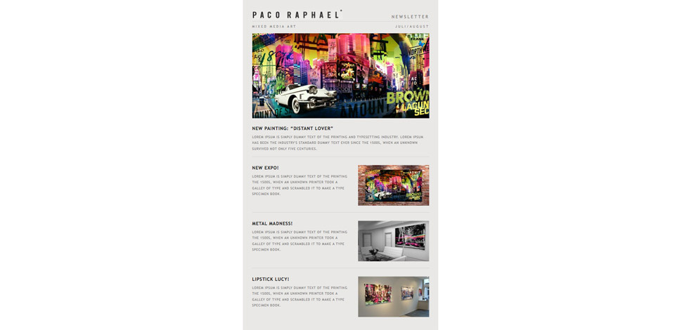 Paco Raphael - Mix Media Artist